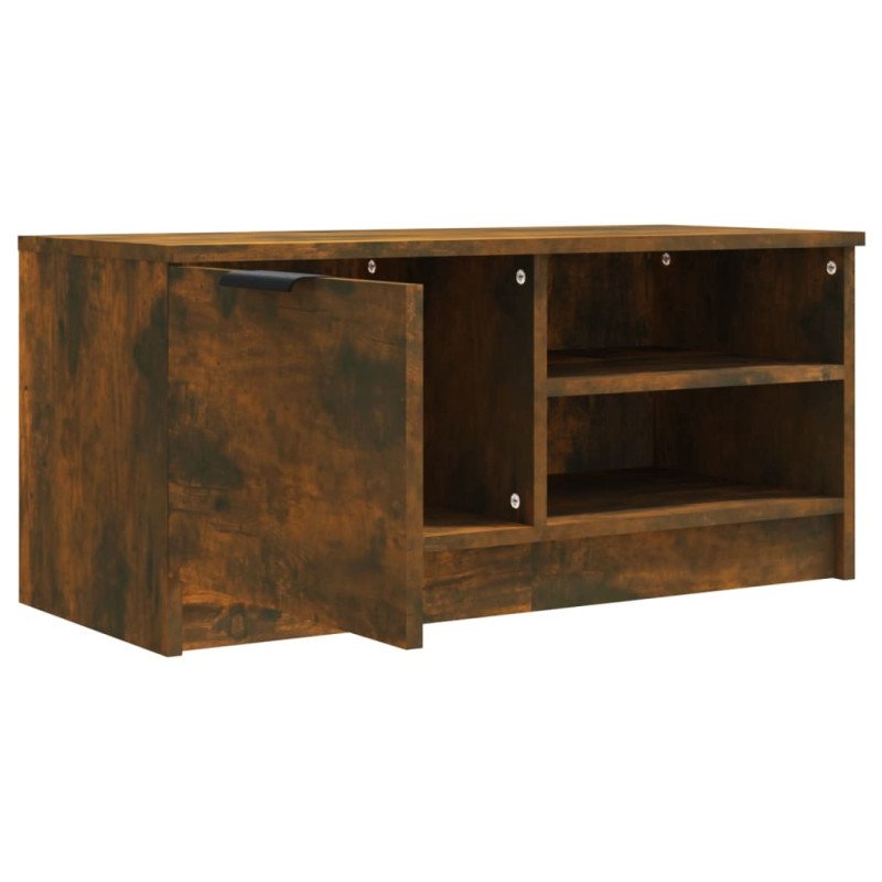 vidaXL TV stolíky 2 ks dymový dub 80x35x36,5 cm spracované drevo