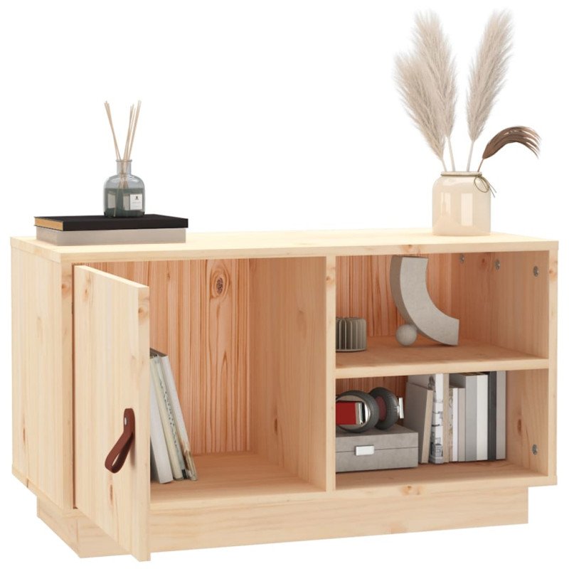 vidaXL TV skrinka 70x34x40 cm borovicový masív