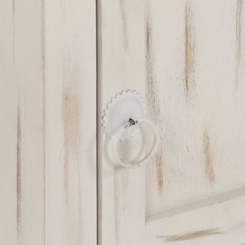 vidaXL Nočný stolík biely 40x30x50 cm masívne mangovníkové drevo vidaXL Nočný stolík biely 40x30x50 cm masívne mangovníkové drevo