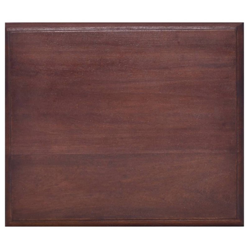 vidaXL Nočný stolík klasický hnedý 35x30x60 cm masívne mahagónové drevo