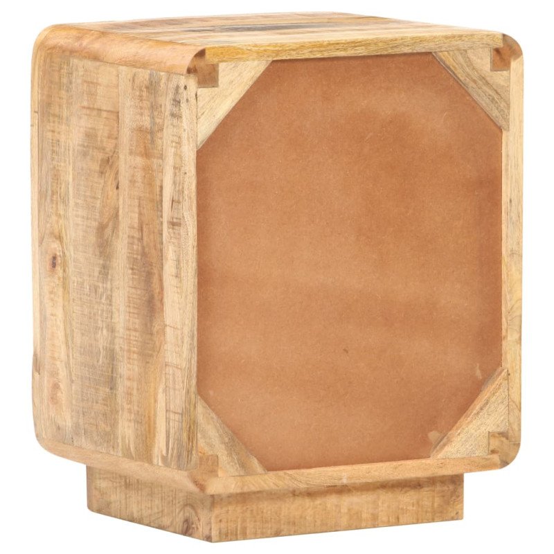 vidaXL Nočný stolík 40x30x50 cm, surové mangové drevo