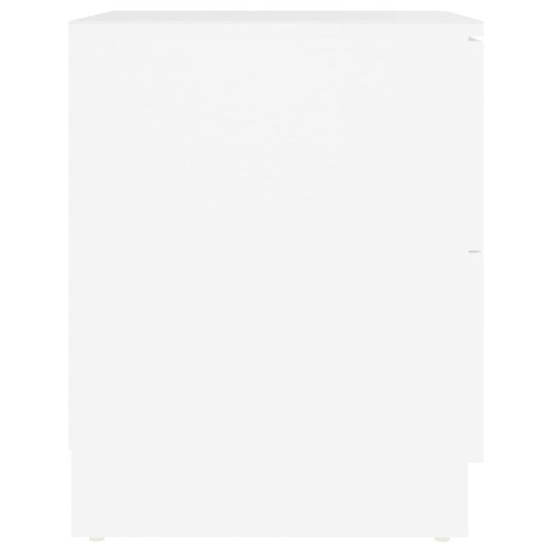 vidaXL Nočné stolíky 2 ks biele 40x40x50 cm drevotrieska