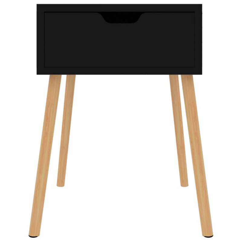 vidaXL Nočné stolíky 2 ks čierne 40x40x56 cm drevotrieska