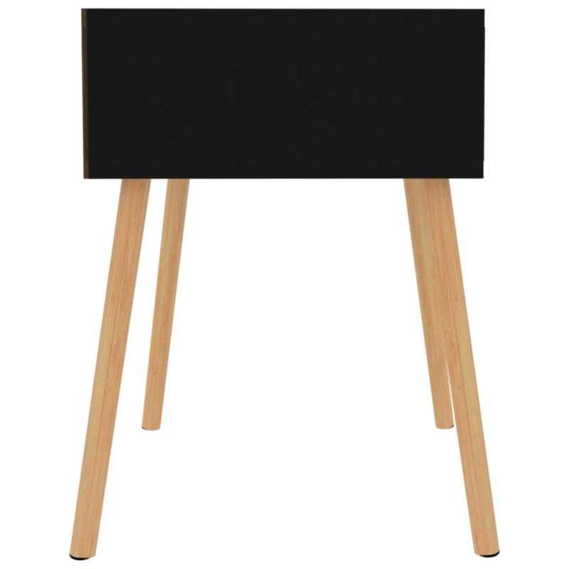 vidaXL Nočné stolíky 2 ks čierne 40x40x56 cm drevotrieska