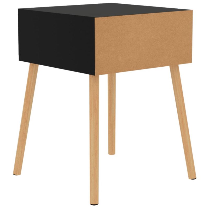 vidaXL Nočné stolíky 2 ks čierne 40x40x56 cm drevotrieska