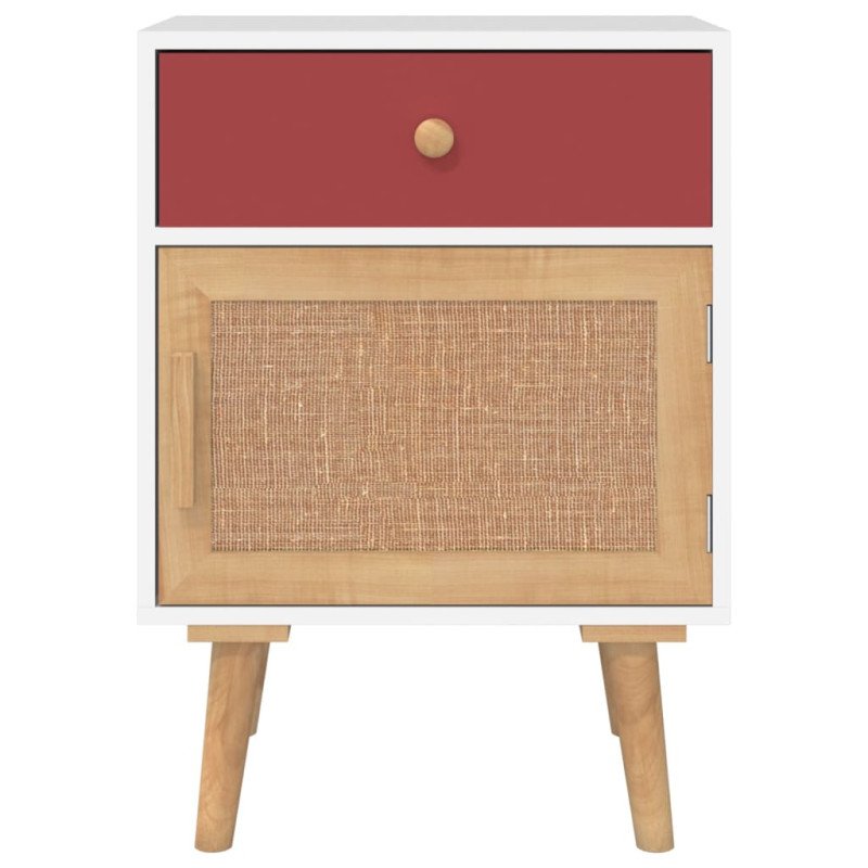 vidaXL Nočné stolíky 2 ks biele 40x30x55 cm kompozitné drevo