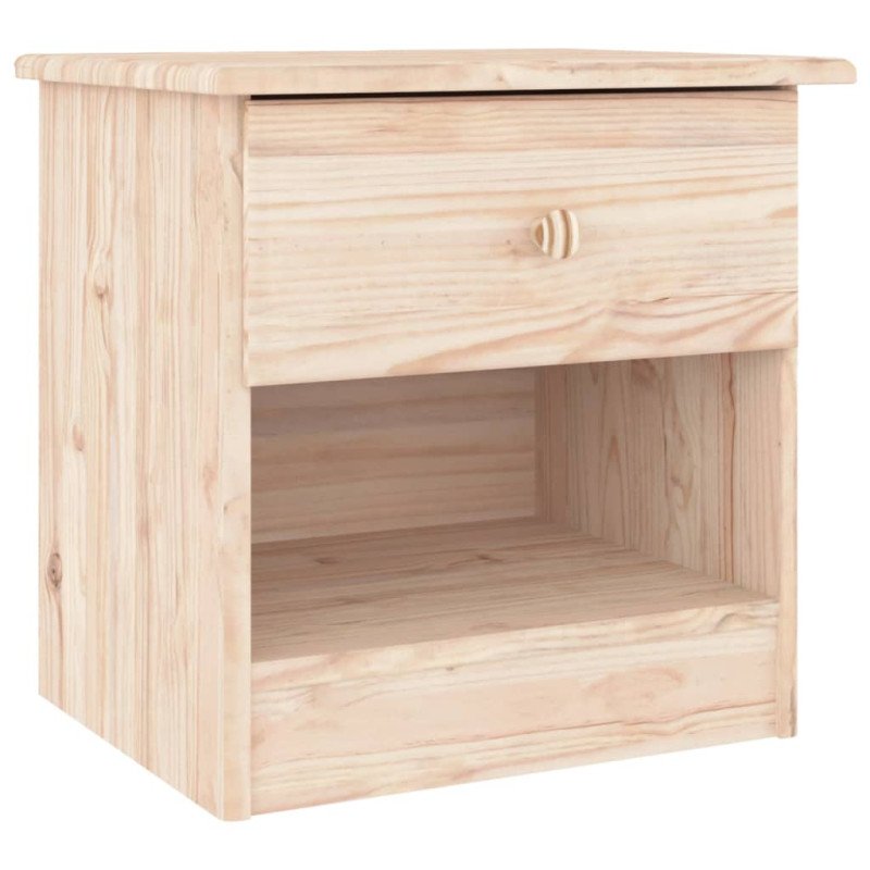 vidaXL Nočný stolík ALTA 43x35x40,5 cm masívna borovica