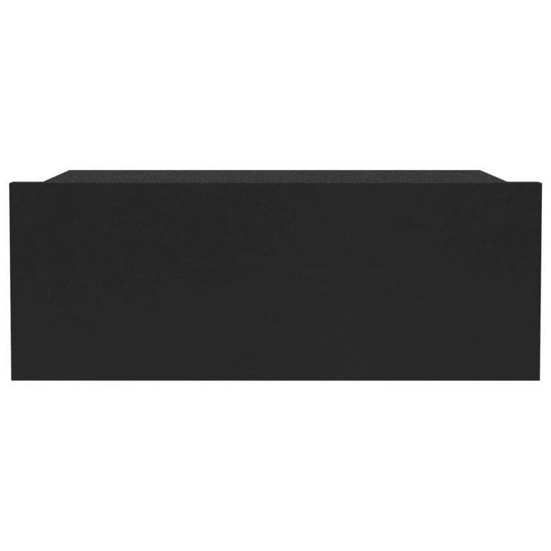 vidaXL Nástenné nočné stolíky 2ks, čierne 40x30x15cm, kompozitné drevo