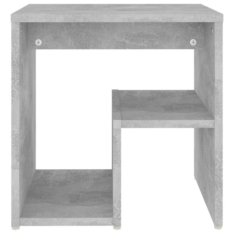 vidaXL Nočné stolíky 2 ks betónové sivé 40x30x40 cm drevotrieska