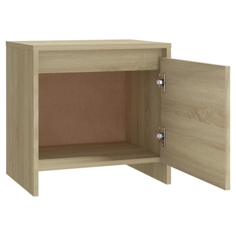 vidaXL Nočné stolíky 2 ks dub sonoma 45x34x44,5 cm drevotrieska