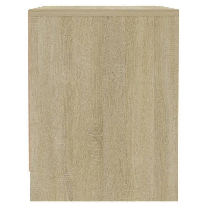 vidaXL Nočné stolíky 2 ks dub sonoma 45x34x44,5 cm drevotrieska