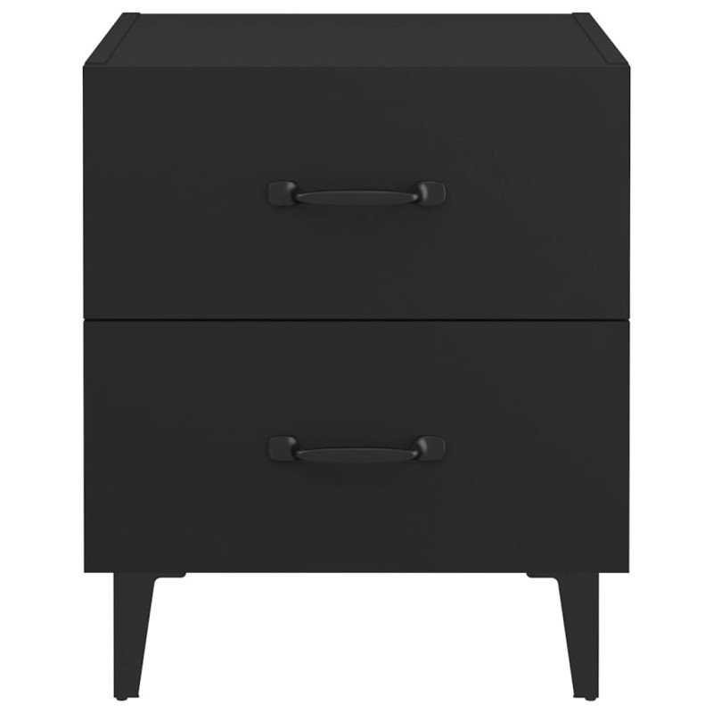 vidaXL Nočné stolíky 2 ks čierne 40x35x47,5 cm
