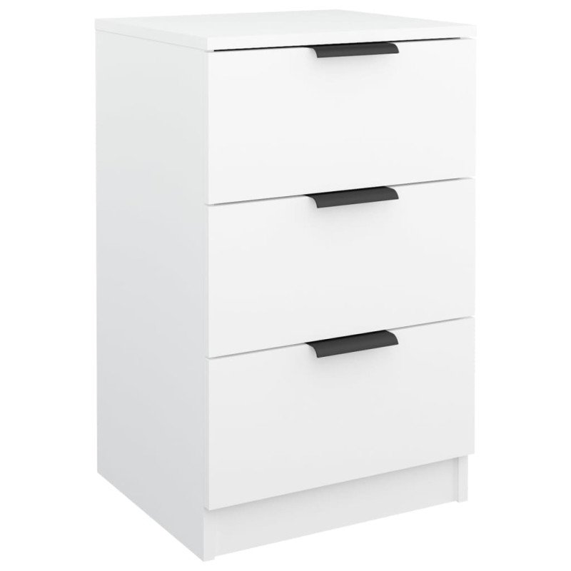 vidaXL Nočné stolíky 2 ks biele 40x36x65 cm