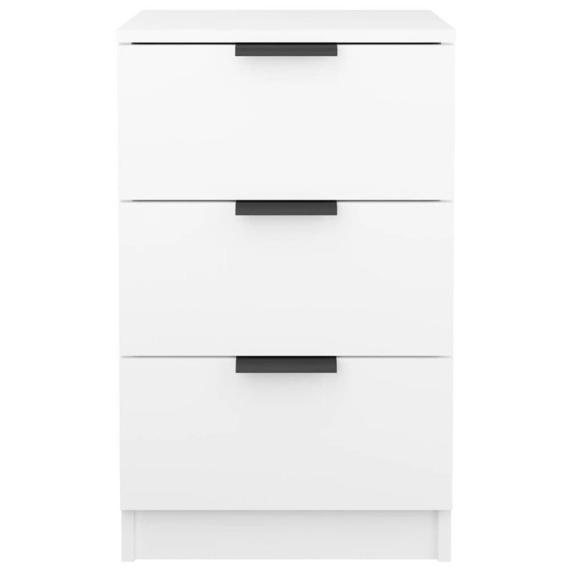 vidaXL Nočné stolíky 2 ks biele 40x36x65 cm