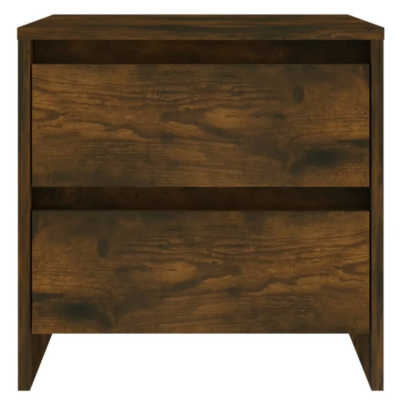 vidaXL Nočné stolíky 2 ks údený dub 45x34,5x44,5 cm drevotrieska