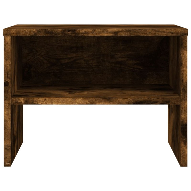 vidaXL Nočné stolíky 2 ks dymový dub 40x30x30 cm spracované drevo