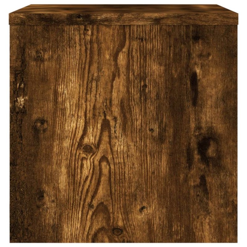 vidaXL Nočné stolíky 2 ks dymový dub 40x30x30 cm spracované drevo