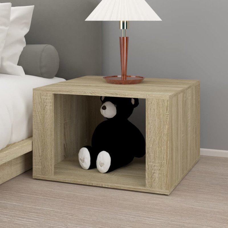 vidaXL Nočný stolík dub sonoma 57x55x36 cm spracované drevo