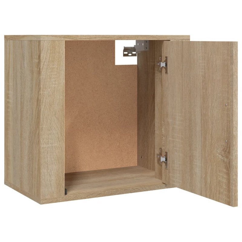 vidaXL Nástenné nočné stolíky 2 ks dub sonoma 50x30x47 cm