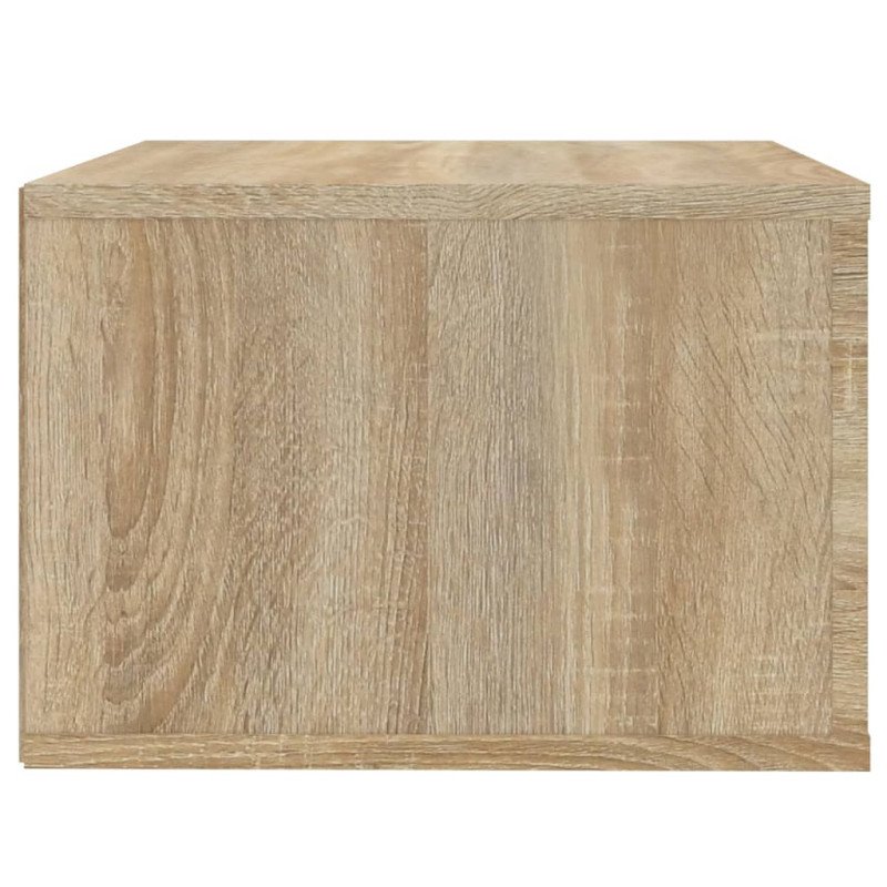 vidaXL Nástenný nočný stolík dub sonoma 50x36x25 cm