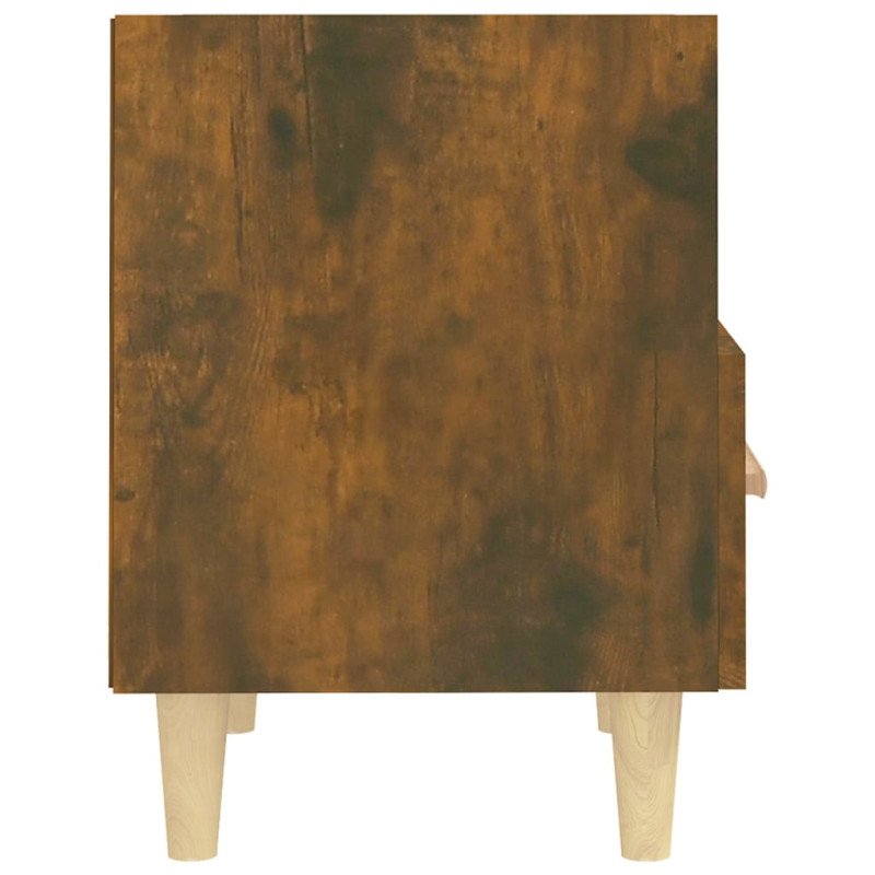 vidaXL Nočný stolík dymový dub 40x35x47 cm