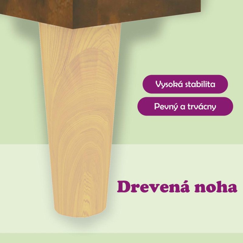 vidaXL Nočný stolík dymový dub 40x35x47 cm