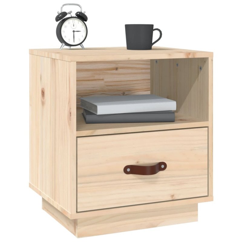 vidaXL Nočné stolíky 2 ks 40x34x45 cm borovicový masív