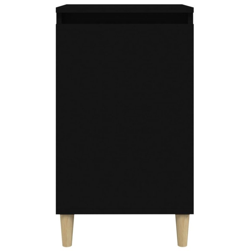 vidaXL Nočné stolíky 2 ks čierne 40x35x70 cm spracované drevo