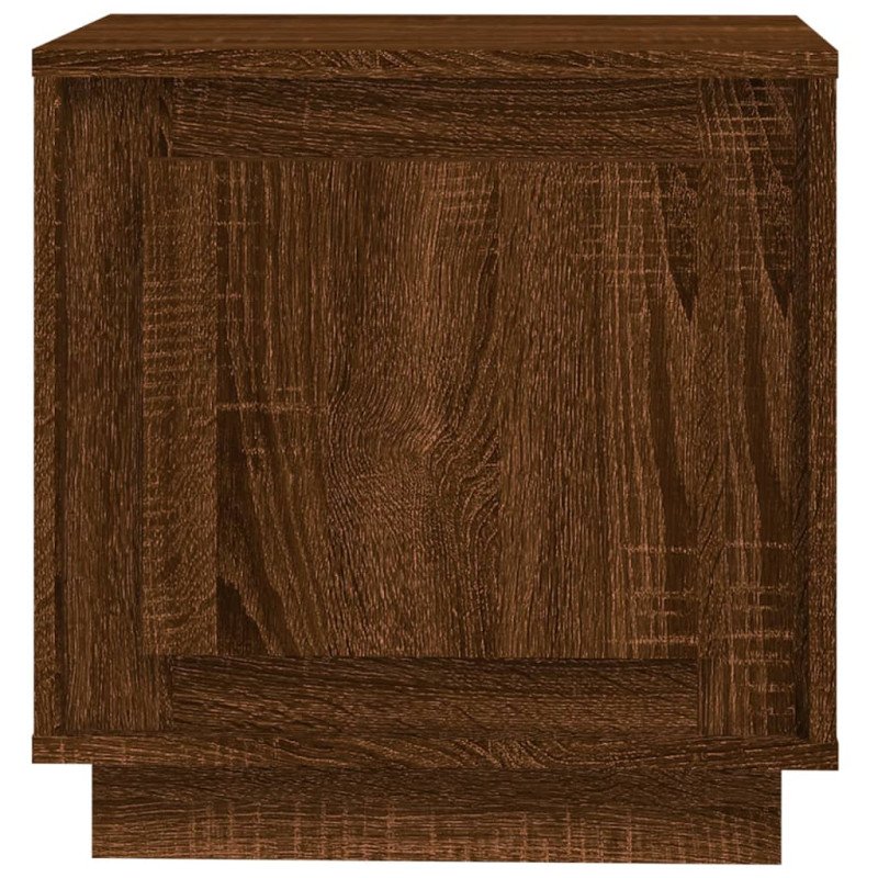 vidaXL Nočné stolíky 2 ks hnedý dub 44x35x45 cm spracované drevo