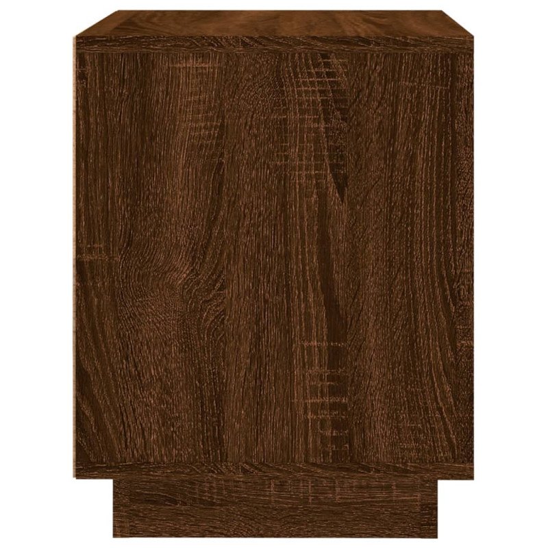 vidaXL Nočné stolíky 2 ks hnedý dub 44x35x45 cm spracované drevo