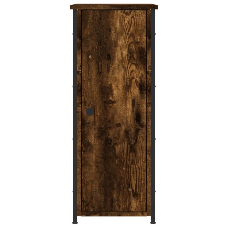 vidaXL Nočné stolíky 2 ks dymový dub 32x42x80 cm kompozitné drevo