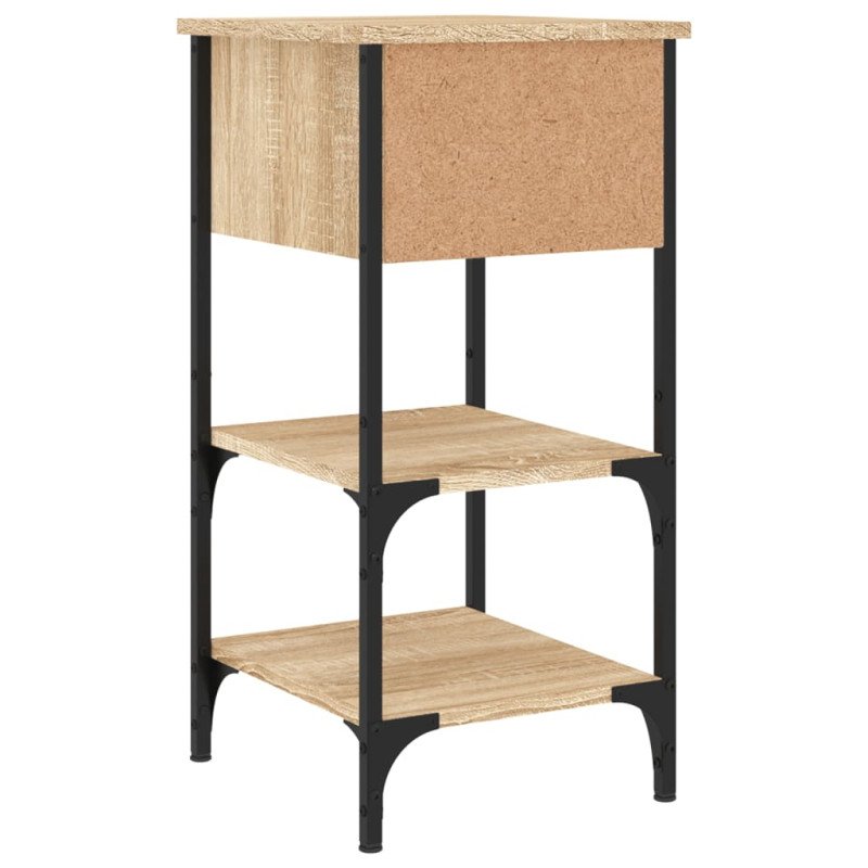 vidaXL Nočný stolík dub sonoma 34x36x70 cm spracované drevo
