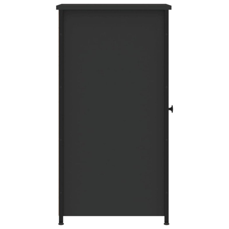 vidaXL Nočný stolík čierny 32x42x80 cm kompozitné drevo