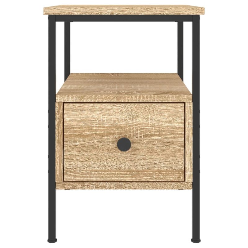 vidaXL Nočné stolíky 2 ks dub sonoma 34x36x50 cm kompozitné drevo