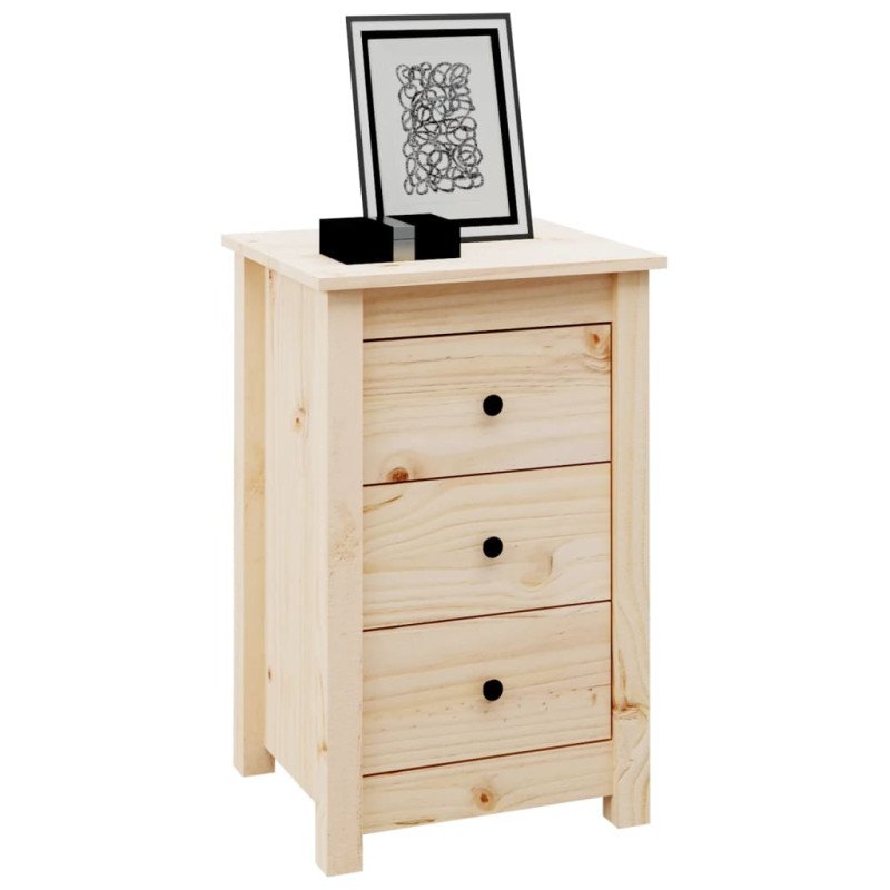 vidaXL Nočný stolík 40x35x61,5 cm masívne borovicové drevo