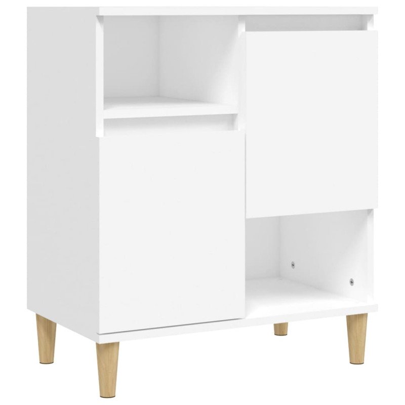 vidaXL Komoda 2 ks biela 60x35x70 cm spracované drevo