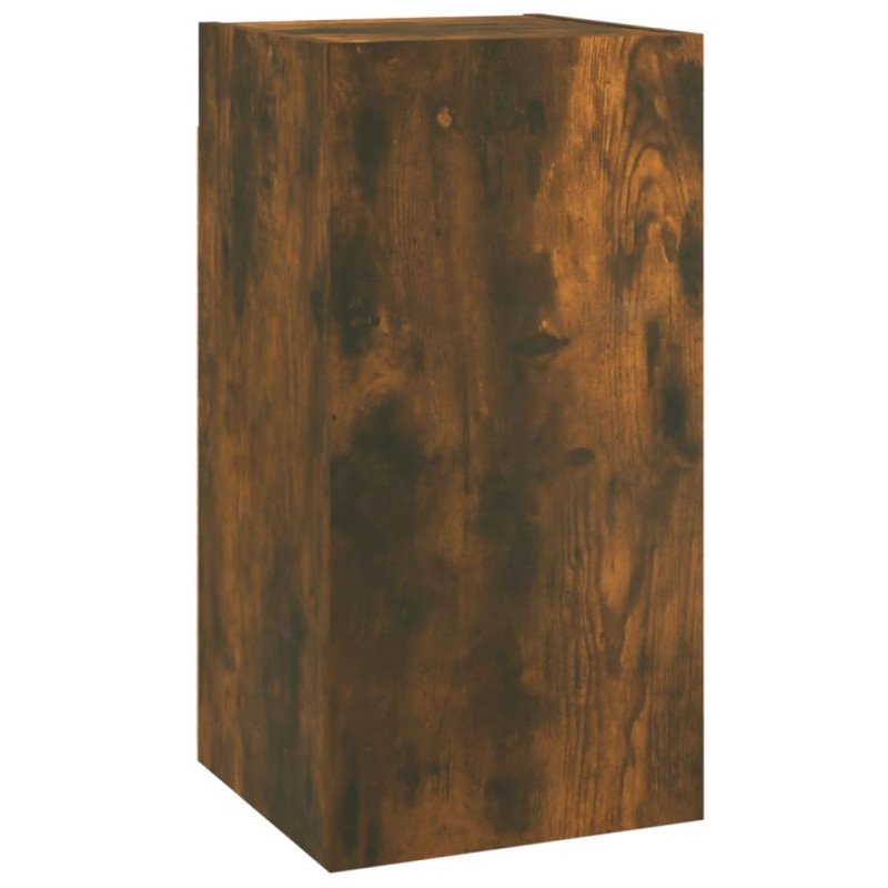 vidaXL TV skrinka dymový dub 30,5x30x60 cm spracované drevo