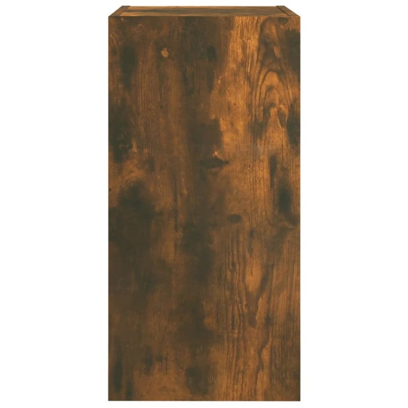 vidaXL TV skrinka dymový dub 30,5x30x60 cm spracované drevo