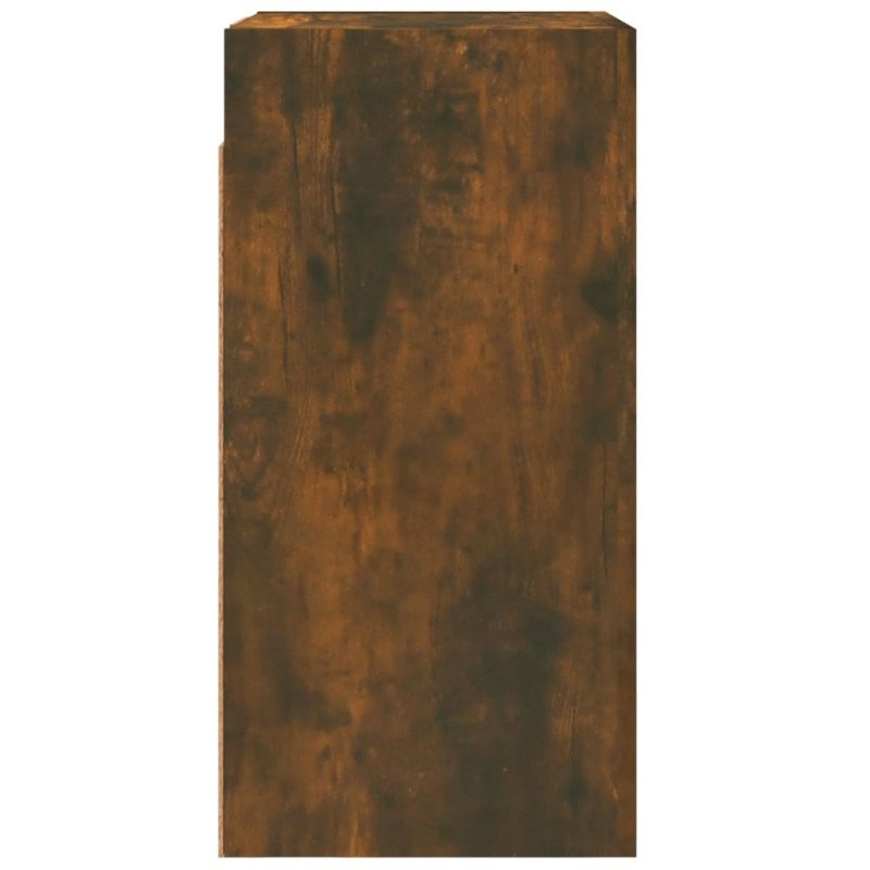 vidaXL TV skrinka dymový dub 30,5x30x60 cm spracované drevo