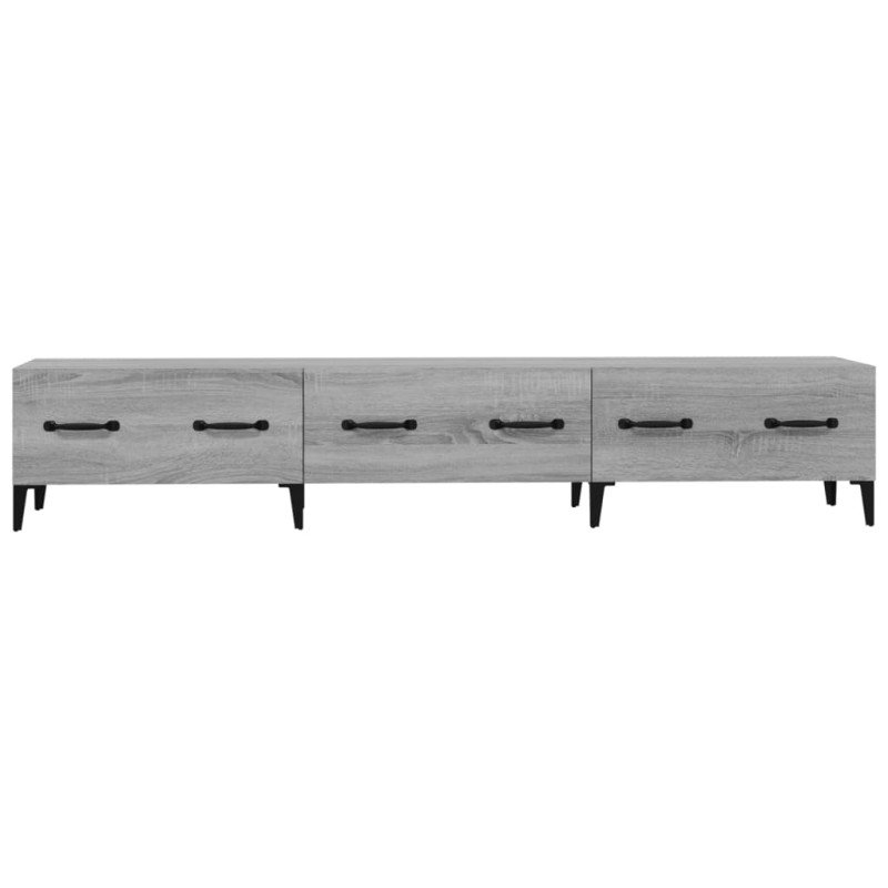 vidaXL TV skrinka sivý dub sonoma 150x34,5x30 cm spracované drevo