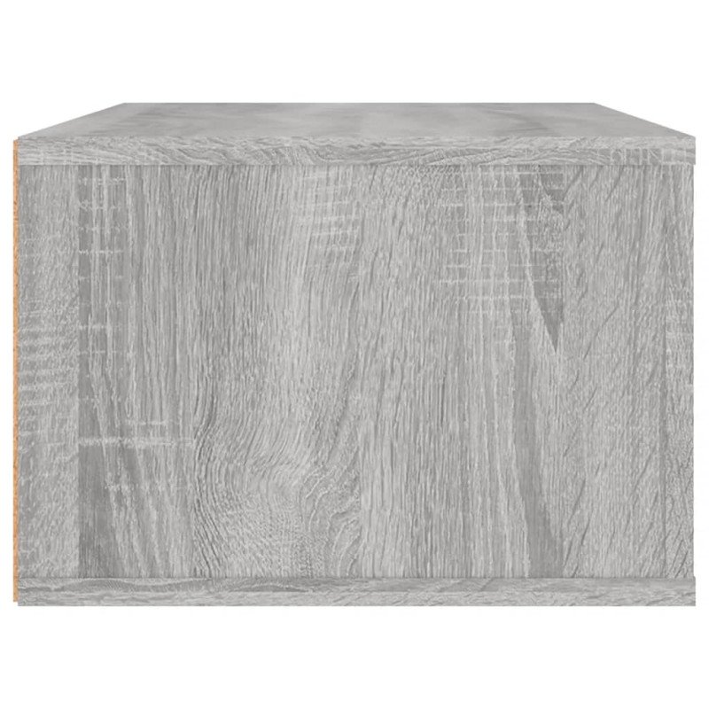 vidaXL Závesná TV skrinka sivý dub sonoma 80x36x25 cm spracované drevo