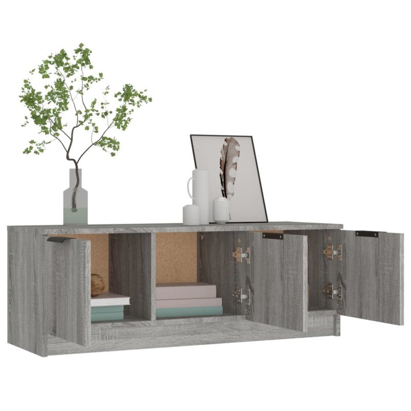 vidaXL TV skrinka, sivá sonoma 102x35x36,5 cm, kompozitné drevo