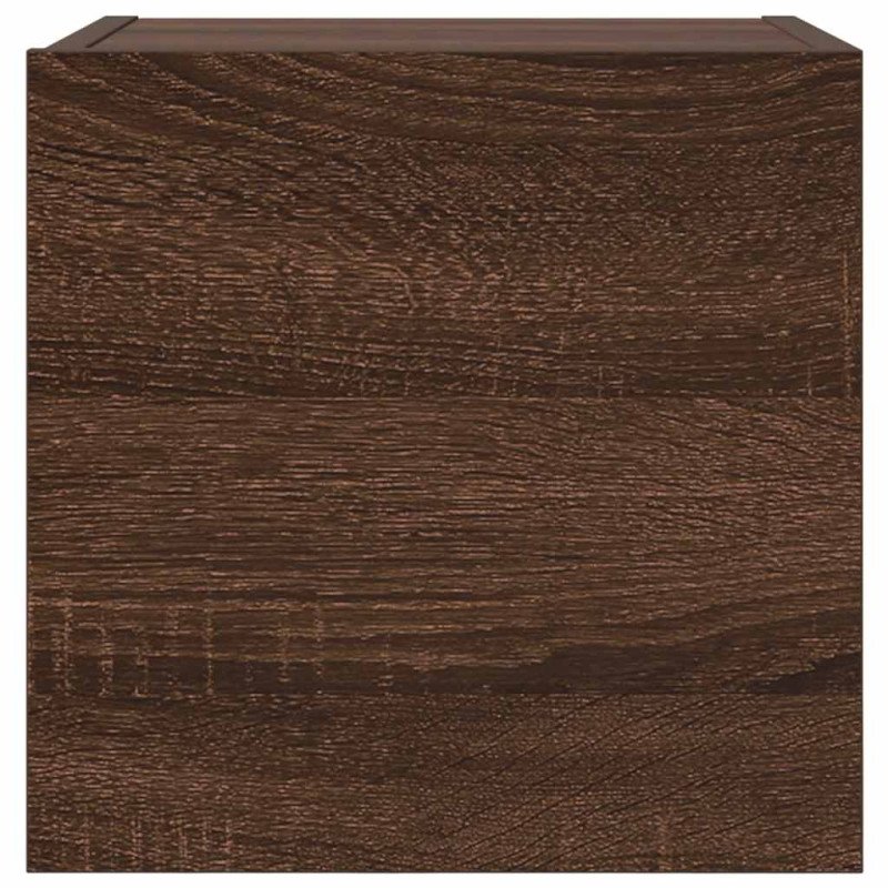 vidaXL Nástenné TV skrinky 2 ks hnedý dub 30,5x30x30 cm