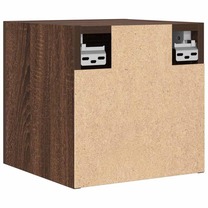 vidaXL Nástenné TV skrinky 2 ks hnedý dub 30,5x30x30 cm