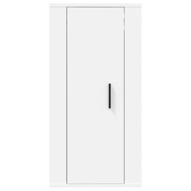 vidaXL Nástenná TV skrinka biela 40x34,5x80 cm