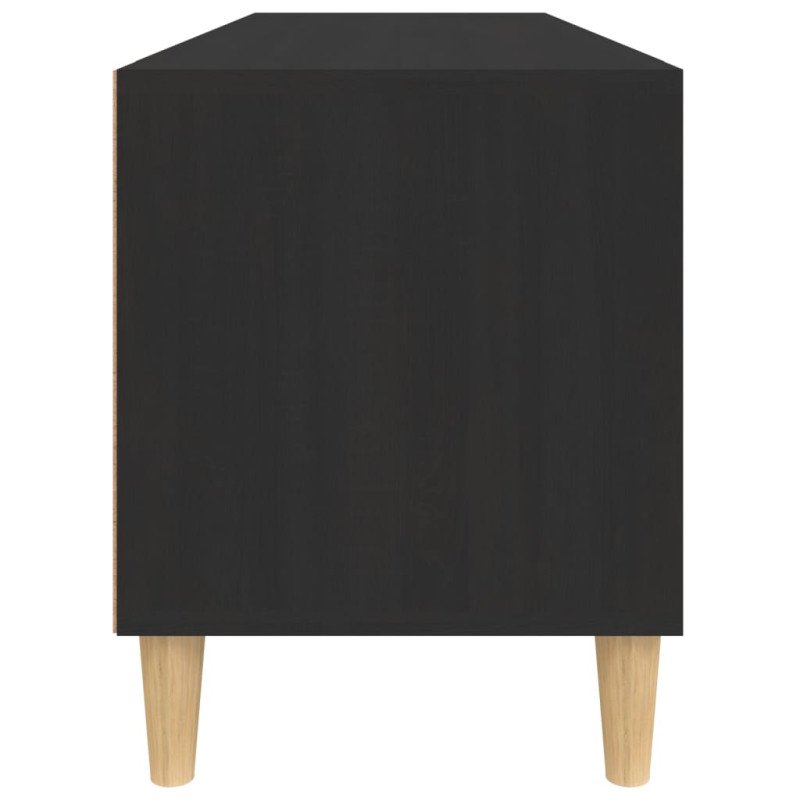 vidaXL TV skrinka čierna 100x34,5x44,5 cm spracované drevo