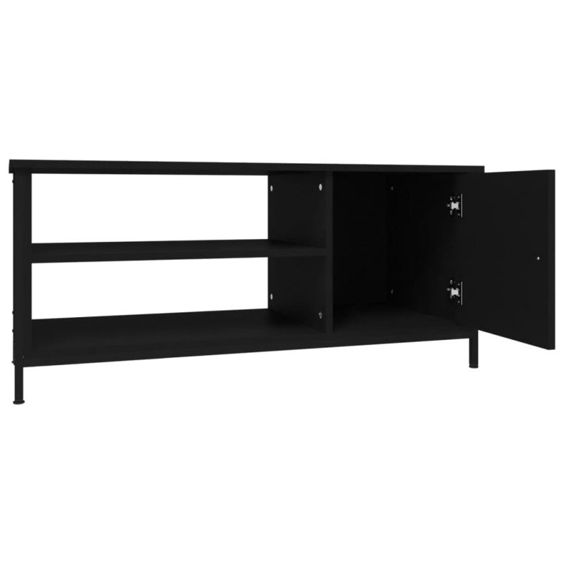 vidaXL TV skrinka čierna 100x40x45 cm kompozitné drevo
