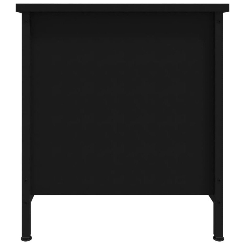 vidaXL TV skrinka čierna 100x40x45 cm kompozitné drevo