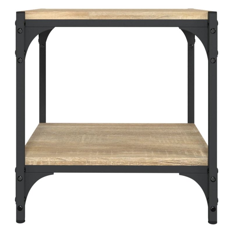vidaXL TV skrinka dub sonoma 40x33x41 cm spracované drevo a oceľ