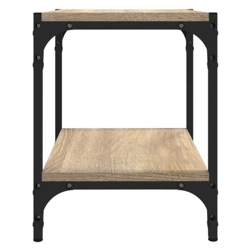 vidaXL TV skrinka dub sonoma 40x33x41 cm spracované drevo a oceľ
